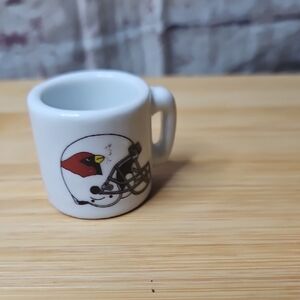 Vintage Arizona Cardinals Miniature 1.25”‎ Collectible NFL Mini Coffee Mug